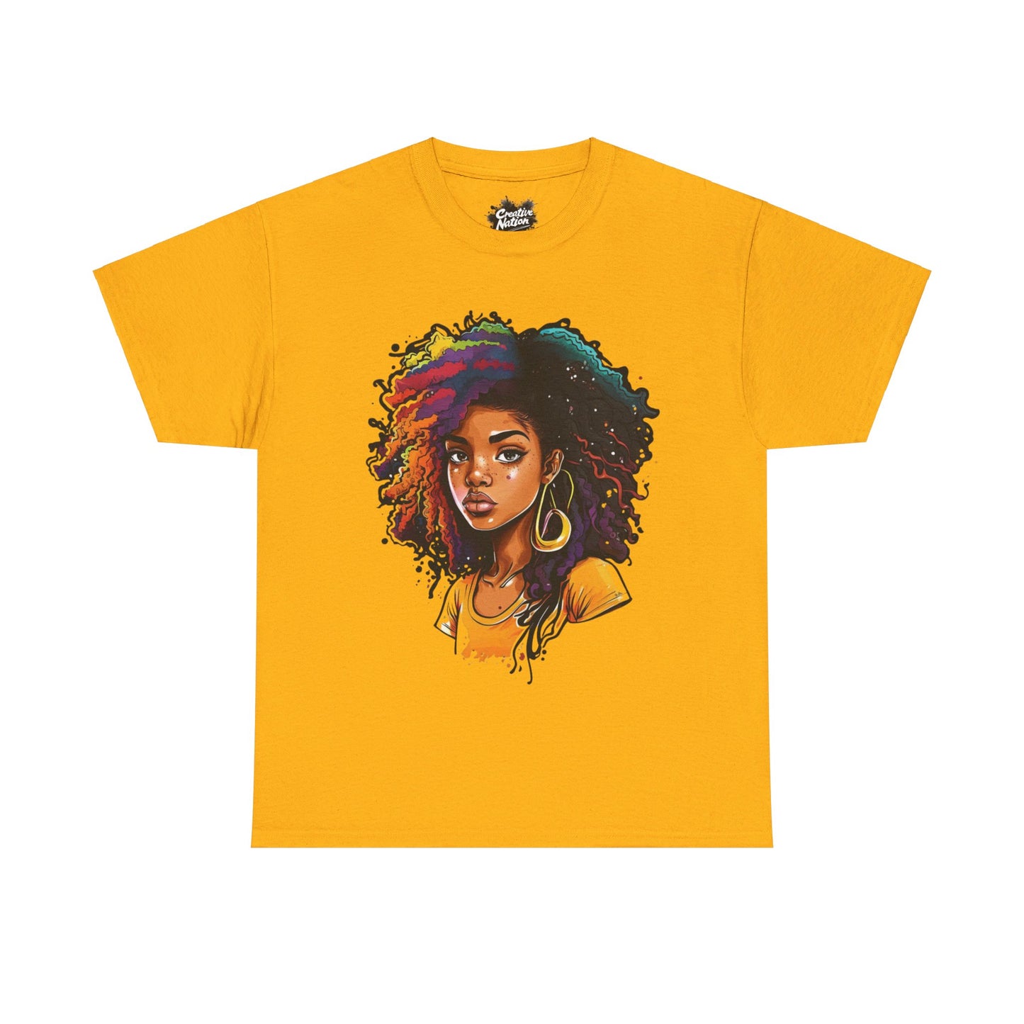 Shirt To Match Dunk Low University Gold Unisex Tee Afro Shirt For Dunks