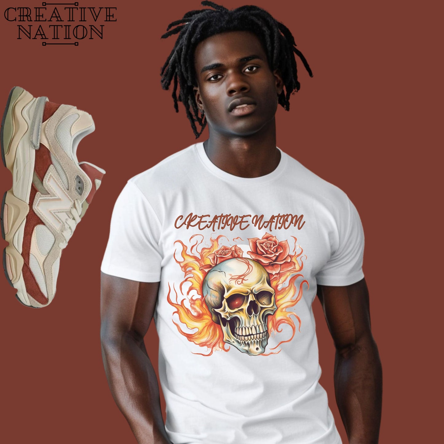 Shirt To Match New Balance 9060 Festival Pack Clay Unisex Tee Skull Shirt For 9060