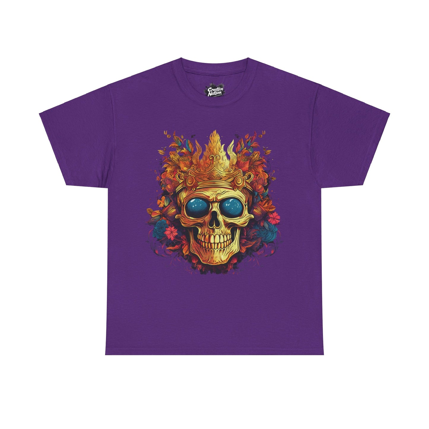 Shirt To Match Undefeated Air Force 1 Low Celestine Blue Unisex Tee Skull Shirt For AF1