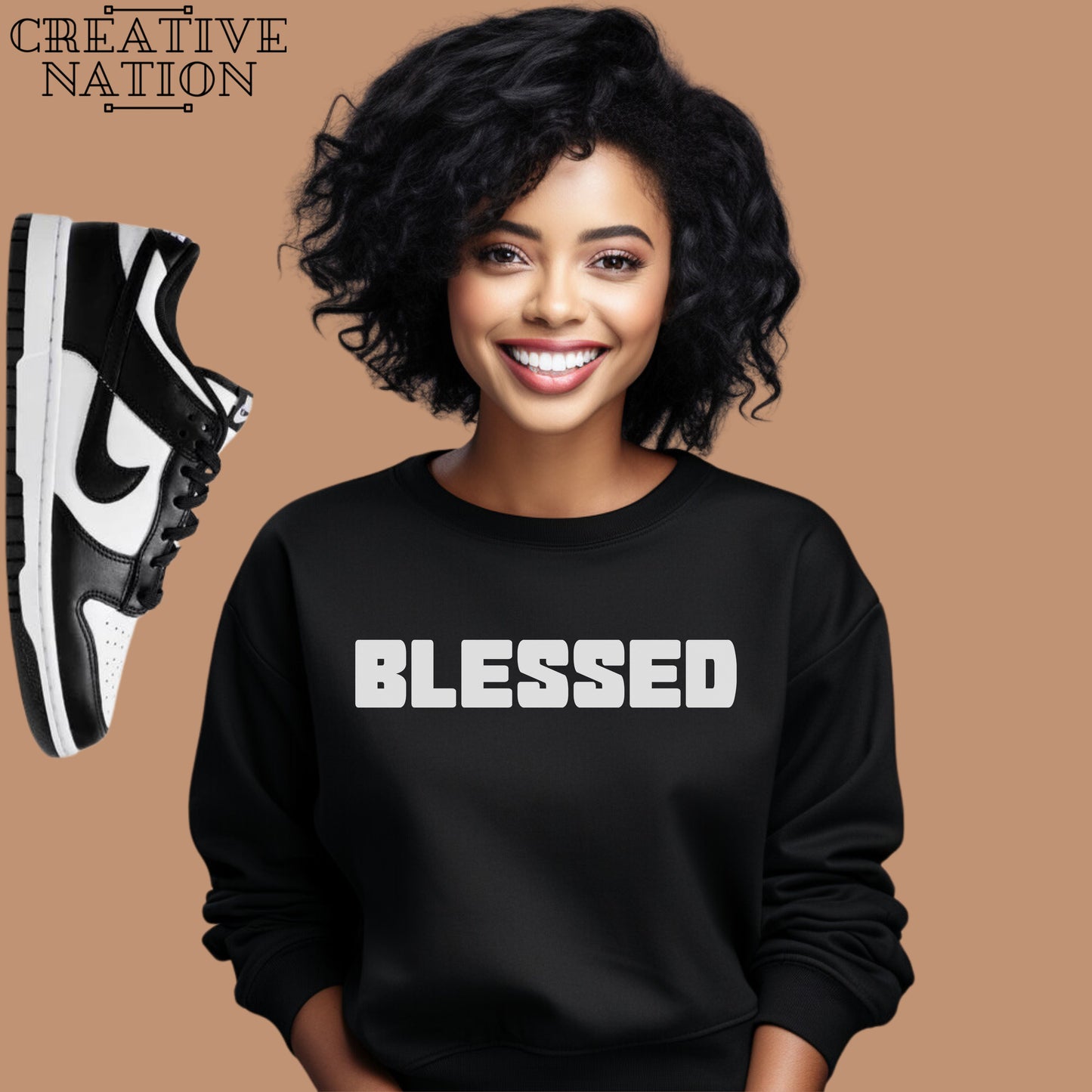 Sweatshirt To Match Dunk Low White Black Panda Unisex Tee Gift For Her Blessed Shirt