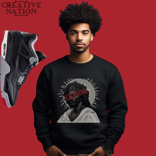 Sweatshirt To Match Jordan 4 Retro Bred Reimagined Unisex Tee Jesus Shirt For Jordan 4