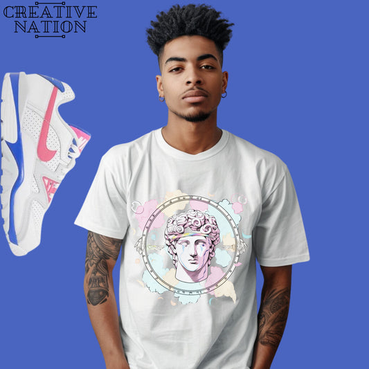 Shirt To Match Air Cross Trainer 3 Low Hyper Pink Racer Blue Unisex Tee Psychedelic Shirt For Cross Trainer 3