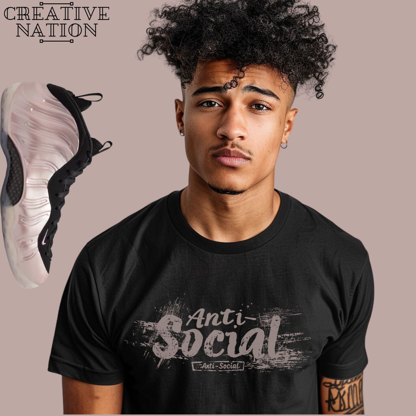 Shirt To Match Air Foamposite One DMV Cherry Blossom Unisex Tee Anti Social Shirt For Foamposite