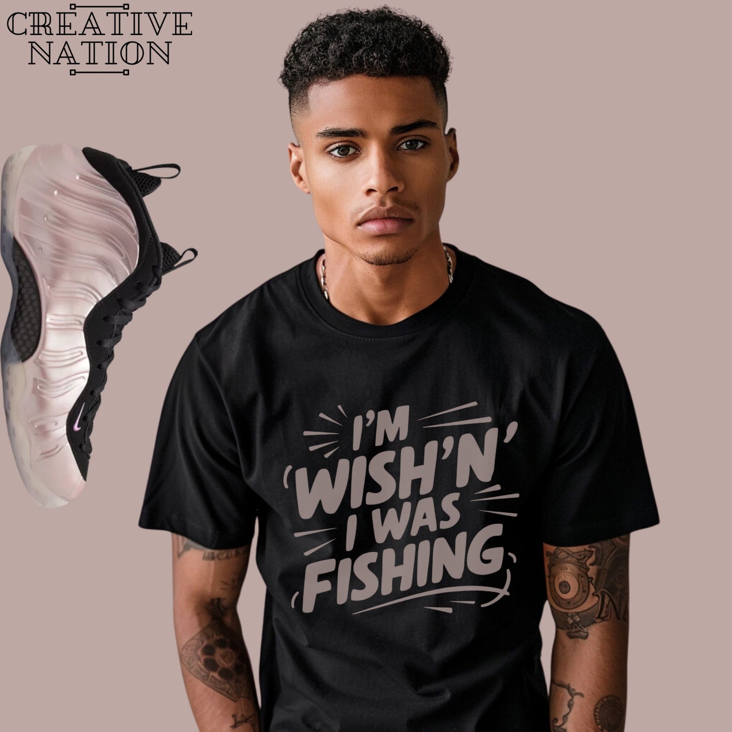 Shirt To Match Air Foamposite One DMV Cherry Blossom Unisex Tee Fishing Shirt For Foamposite