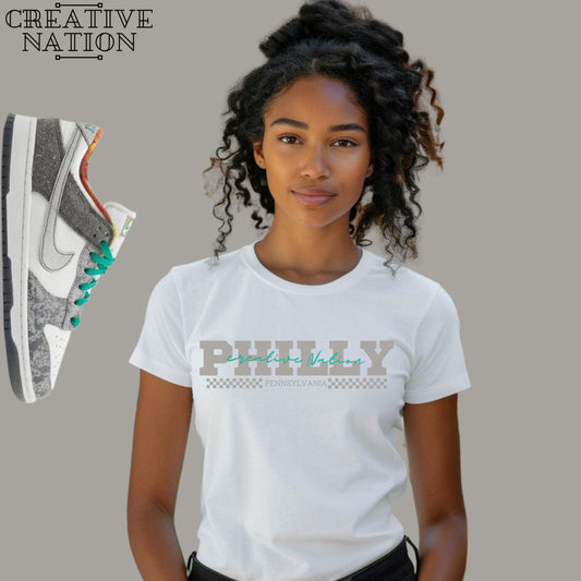 Shirt To Match Dunk Low Retro Premium Philly Unisex Tee Philly Shirt For Dunks