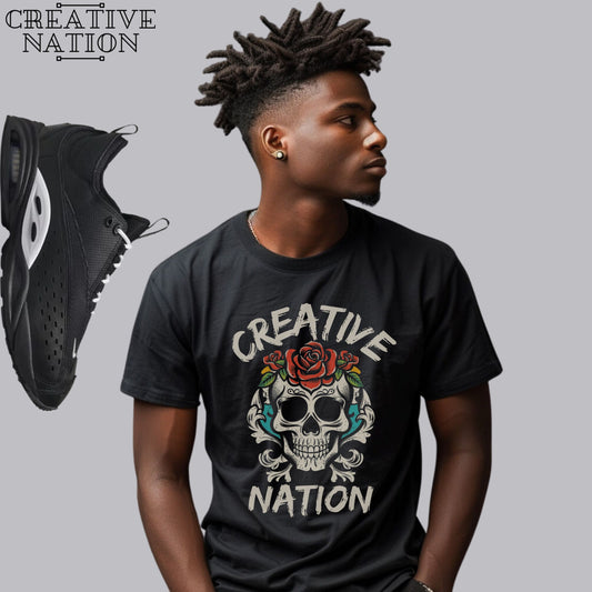 Shirt To Match Air Zoom Drive Drake NOCTA Black White Unisex Tee Skull Shirt For NOCTA