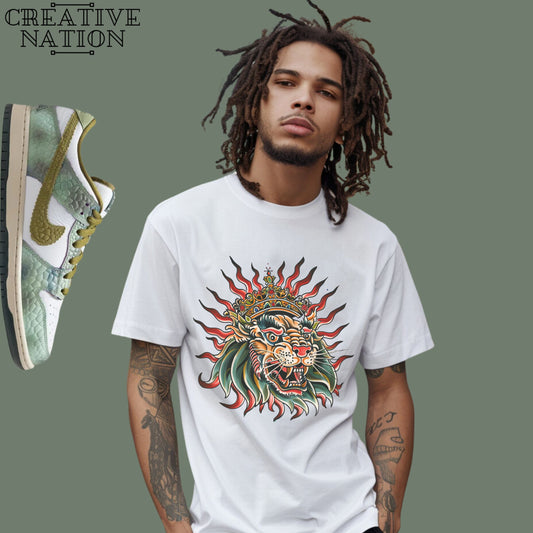 Shirt To Match Dunk Low SB Chameleon Unisex Tee Lion Shirt For Dunks