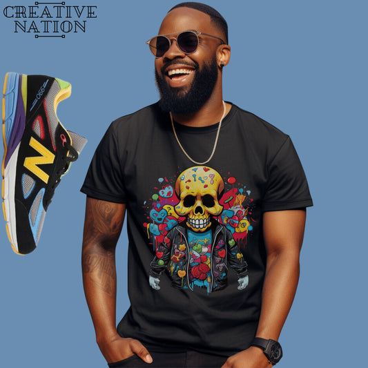 Shirt To Match New Balance DTLR 990v4 Wild Style 2.0 Unisex Tee Skull Shirt