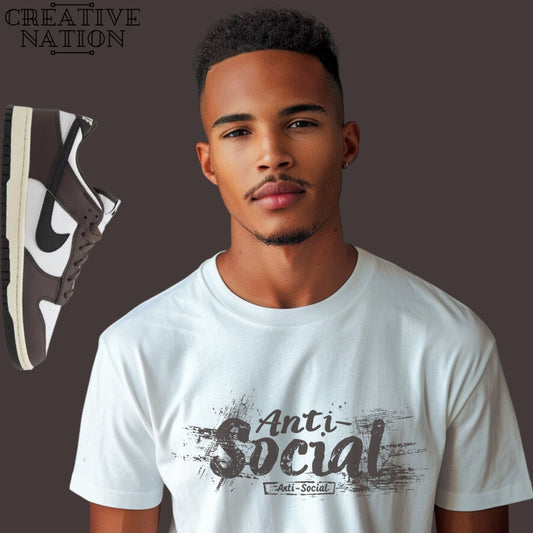 Shirt To Match Dunk Low Next Nature Baroque Brown Unisex Tee Anti Social Shirt For Dunks