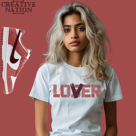 Shirt To Match Dunk Low Valentine's Day Unisex Tee Lover Shirt For Dunks