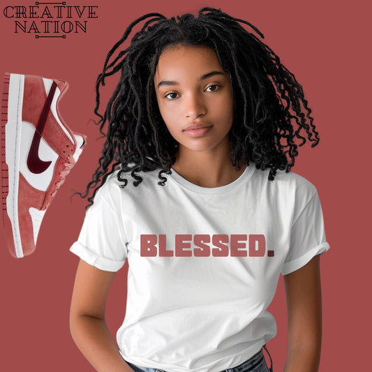 Shirt To Match Dunk Low Valentine's Day Unisex Tee Blessed Shirt For Dunks