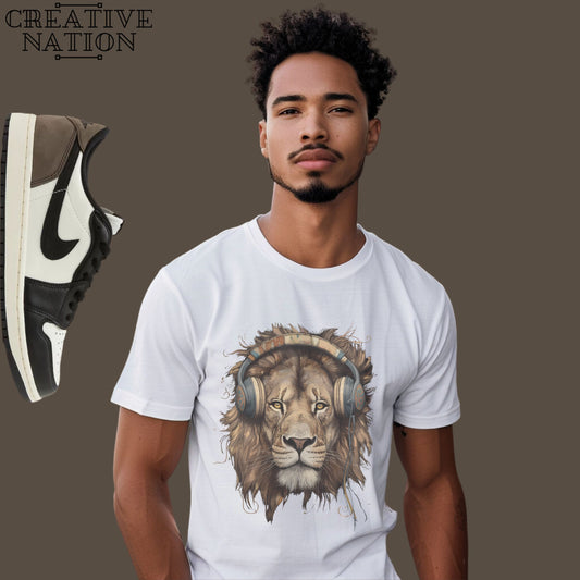 Shirt To Match Jordan 1 Retro Low OG Mocha Unisex Tee Lion Shirt For Jordan 1