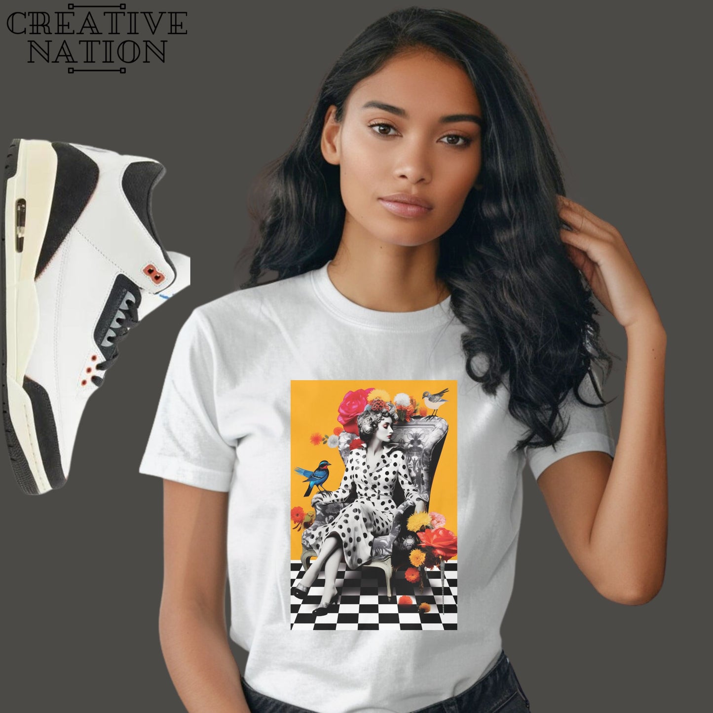 Shirt To Match Jordan 3 Retro Quai 54 Unisex Tee Psychedelic Shirt For Jordan 3