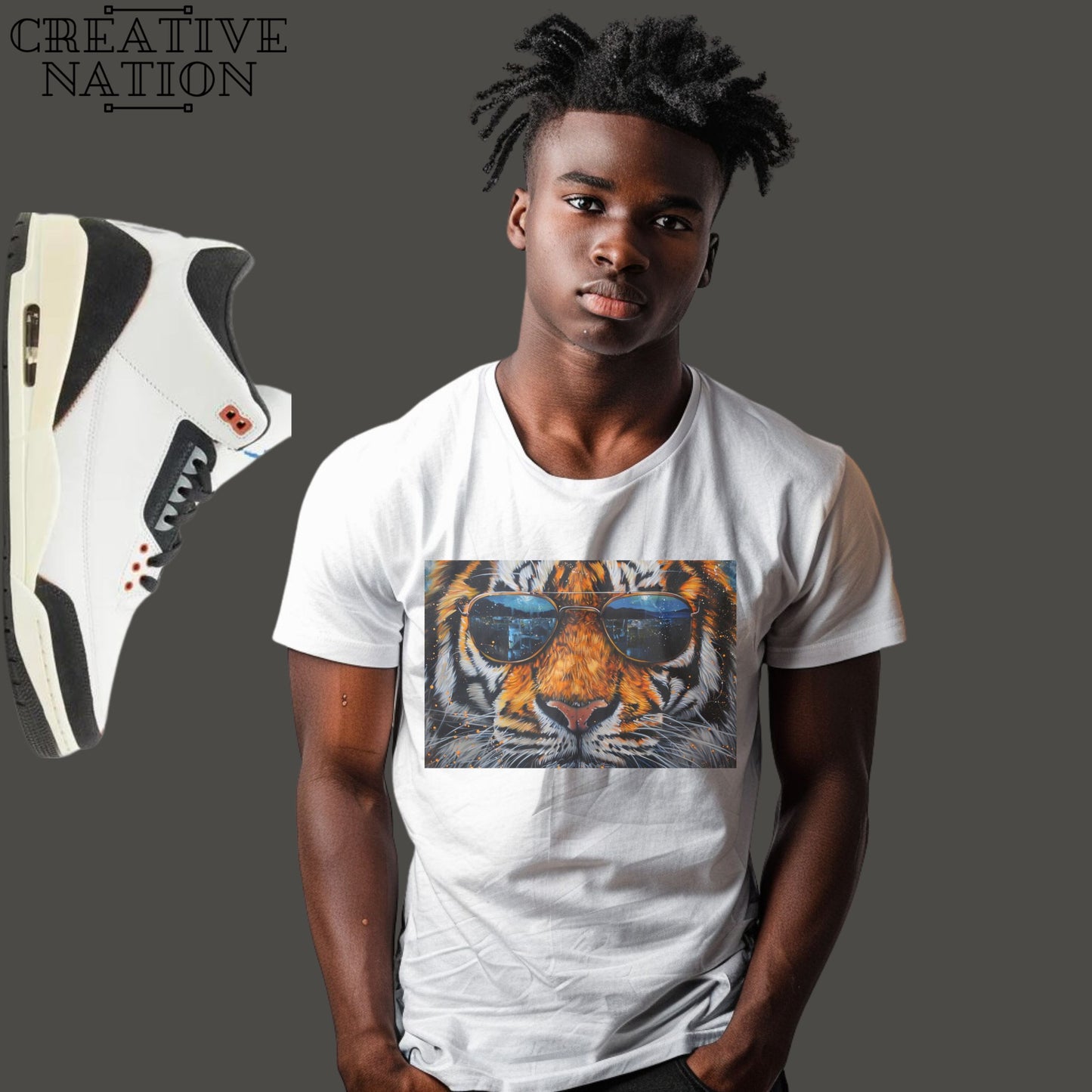 Shirt To Match Jordan 3 Retro Quai 54 Unisex Tee Tiger Shirt For Jordan 3