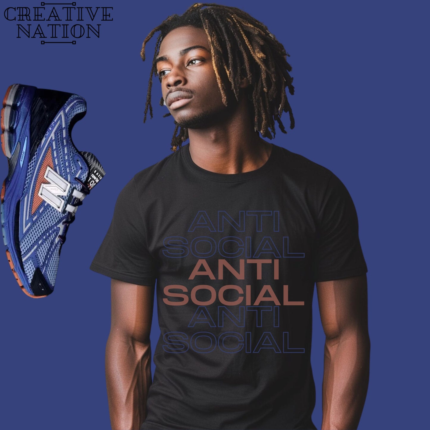 Shirt To Match New Balance 1906R Action Bronson Medusa Azul Unisex Tee Anti Social Shirt For 1906R