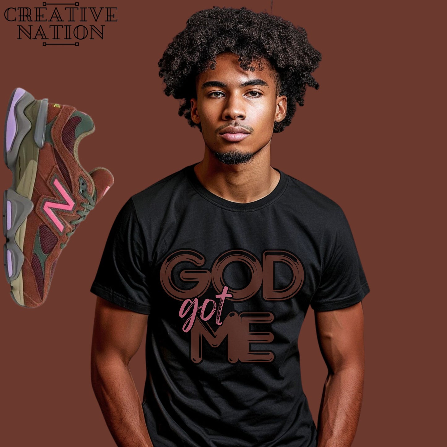 Shirt To Match New Balance 9060 Burgundy Pink Unisex Tee GOD Shirt For 9060